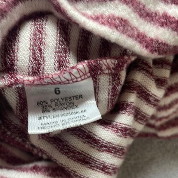 NINE1EIGHT Striped Fleece Hoodie - Picture 6 of 6